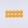Discount Stickers 40Φ (Yellow) 1 Discount, Diameter 1.6 inches (40
