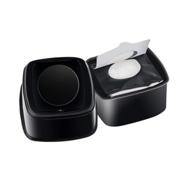 Ipetboom 1pc Makeup Remover Wipe Cotton Women Muslin Cleansing Soft Face Female Black