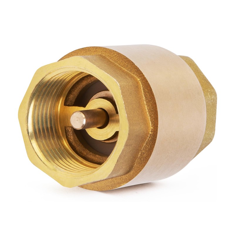 ChillWaves Brass In-Line Spring Check Valve DN20 3/4" Female Thread,