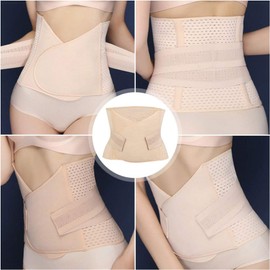 HEALLILY Postpartum Belly Wrap Women C Section Girdle Belt Post Partum Support After Birth Recovery Band Waist Pelvis Shapewear Khaki