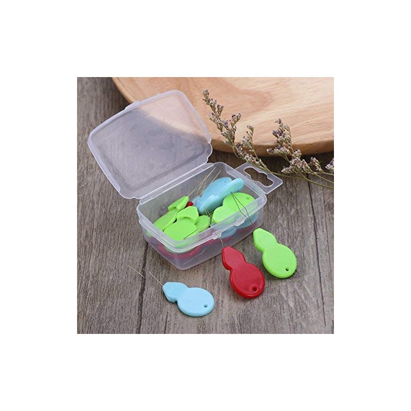 rosenice 20pcs Needle Threader Sewing Needles Threader for Needle Eye