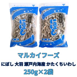 Marukai Foods Large Feathers, 8.8 oz (250 g) x 2 Bags, Seto Inland Sea, Katakuchii Sardine