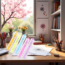 1Pc 30cm Korean Folding Ruler Plastic Drawing School Stationery Students Kids Gifts Rulers 12 Inch Bulk for Kids, As Described Drafting Tools and Drafting Kits (Color random)