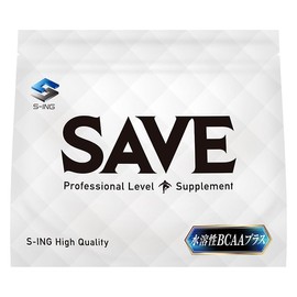 超溶【溶けが良くなってリニューアル！】 SAVE 水溶性 BCAA + 高濃度99％ 人工甘味料不使用 ノンフレーバー 香料無添加 500g