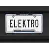 Police Flag Open Chrome License Plate Frame
