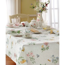 Lenox Butterfly Meadow 52-inch by 70-inch Oblong/Rectangle Tablecloth