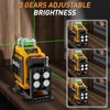 Laser Level 360 self leveling, SAVSEC 3 x 360° Brightness