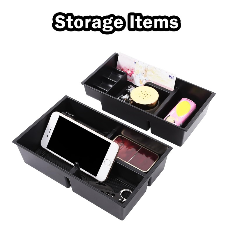 PIUGILH Center Console Armrest Storage Box Compatible with Toyota Grand