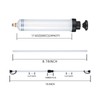 VortecSys Fluid Extractor Pump 500CC Manual Automotive - 2 Hoses