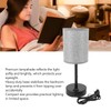 LED Table Lamp Fabric Lampshade USB A and USB C
