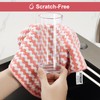 JOYMOOP Microfiber Cleaning Cloth, Pure Pink Towels with Edging, Small