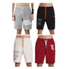 Extreme Pop Mens Sports Shorts with Pockets Soft Summer French