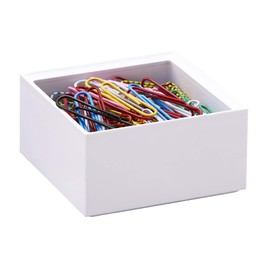 Bostitch Office Konnect Desk Organizer Accessory Tray, Stacks for Desktop Storage, White