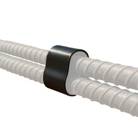 Concrete Rebar Splice Clips – Parallel Rebar Connector for Secure Reinforcement – Eliminates Wire Tying – Perfect for Beams, Slabs, Foundations, and Structural Assemblies - 100 Count