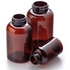 50ml Plastic Medical Pill Pots with Child-Resistant Lids - Strong,