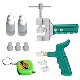 Ceramic Tile Cutter with Plastic Handle Carbide Head Glass Cutting Opener Scribing Knife Kit