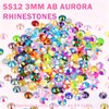 30000Pcs Bedazzling Kit with Rhinestones, 28 Colors 3mm Flatback Resin