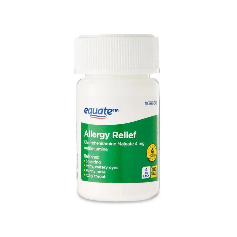 Equate Allergy Relief Chlorphenirami
