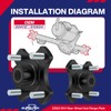 SUPGCPER EZGO Rear Wheel Hub Flange Plate, Golf Cart Rear