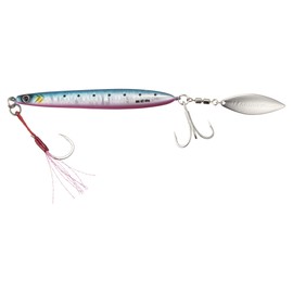 Major Craft Winding Jig Jet, Metal Jig, 2.1 oz (60 g), Blue/Pink Sardine #78 Lure