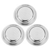 3pcs Stainless Steel Coffee Filter 51mm Pressurized Filter Basket Reusable