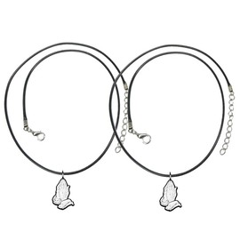 Generic Prayer Pendant Necklace Bracelet Neck Wrist or Ankle Yazzle Dazzle Set of 2 Praying Hands