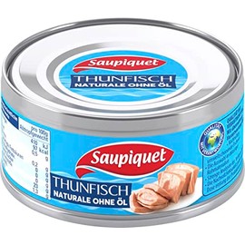 Saupiquet Tuna Pieces in Water, 185 g (Drained Weight - 140 g)