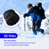 Abnaok 4-Pack Rubber Cane Tips 3/4 Inch Heavy Duty Walking