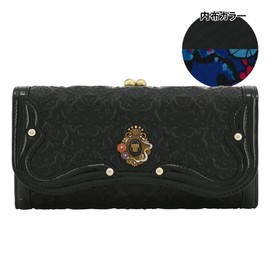ANNA SUI 316110 Serpent Long Wallet, Genuine Leather, Genuine Leather, Snake, 316110, [10] Black