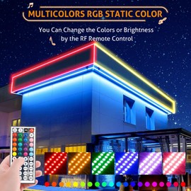 WICHEMI 50FT LED Light Modules for Business Window Light Commercial Storefront Lights 100PCS LED Module for Signs 0.92W 3 LED 5050 SMD RGB Adhesive Waterproof Strip Lights for Store Advertising Décor