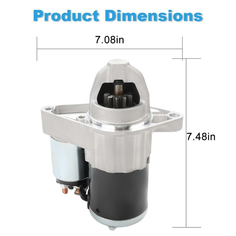 WATERWICH Starter Motor Compatible with Dodge Dart 2013 2014 2015
