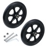 Crapyt 2 PCS Walker Wheels Replacement Drive Walker Replacement Parts