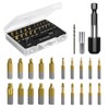 Nuovoware Damaged Screw Extractor Set, 22 PCS Easy Out Stripped