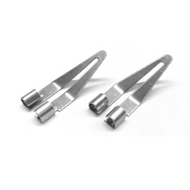 SHMZK 2 PCS Plastic Smoothing Tip Head, Plastic Welder Soldering Tip Smooth Head Replacement, Stainless Steel Scrapper Plastic Welding Tip for Car Bumper Repair, Car Accessories