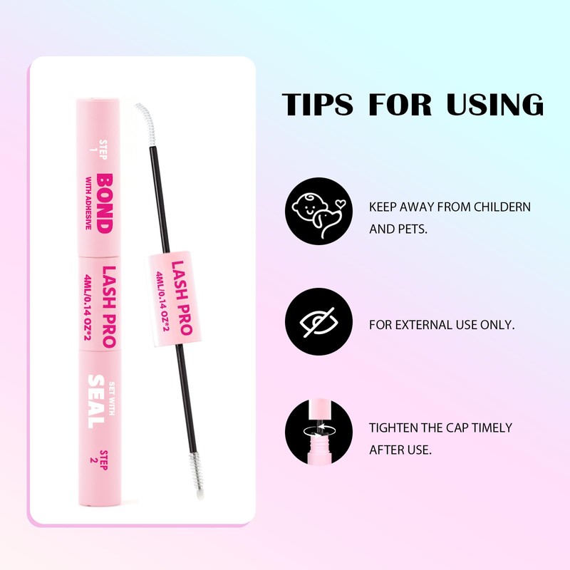 SY-SHUYING Lash Bond and Seal Mascara for Long Lasting Waterproof