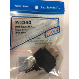 SS502-BG SELECTA SPDT ON-ON NYLON HANDLE  15A  TOGGLE SWITCH NOS