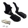WOWTK Rear Passenger Footpegs Foot Rests Pedal Mount Fits for