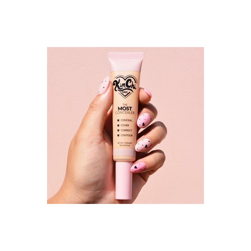 Kimchi Chic, Corrector maquillaje alta cobertura, The Most Concealer, Light
