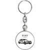 Toff London Black Saloon Car Keyring