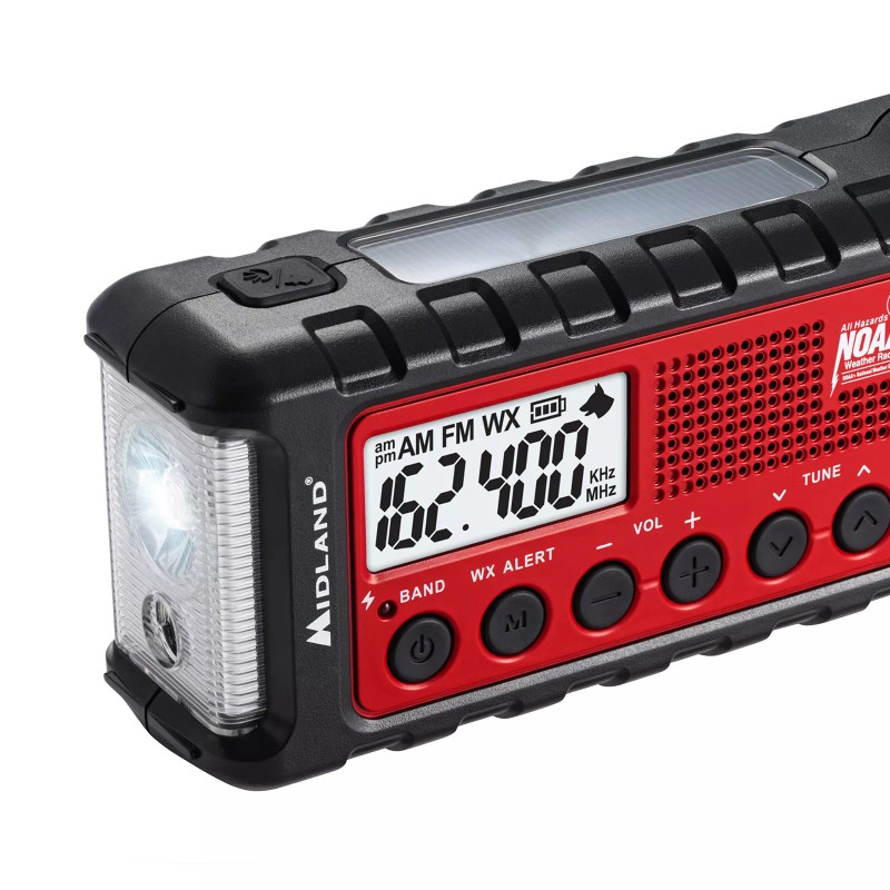 Midland ER310 Emergency Hand Crank Radio w/ Flashlight