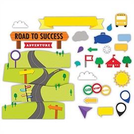 Eureka Learning Adventure Road to Success Mini Bulletin Board Set (847536)