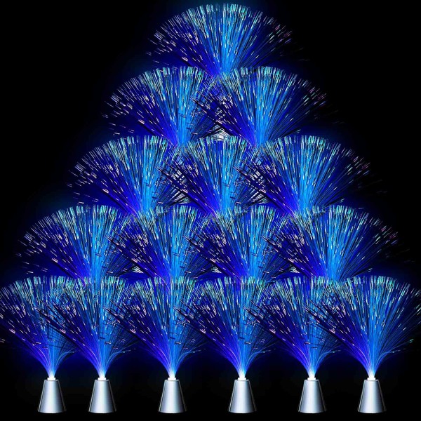 Patelai 16 Pack LED Fiber Optic Lights Fiber Lamp Centerpiece