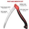 WEIMELTOY 12 Inch Heavy Duty Pruning Saw, Folding Hand Saw
