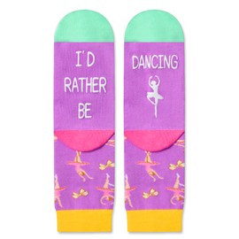 HAPPYPOP Dance Socks For Girls Ballerina Socks For Girls Ballet Socks For Girls Dance Gifts For Girls Ballerina Gifts For Girls 8-10 Ballet Gifts For Girls 7-10