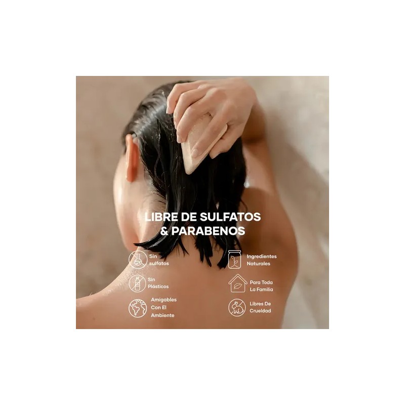 Amai Shampoo Anticaída En Barra | Romero & Menta