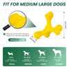 CVALIN Dog Chew Toys for Aggressive Chewers Large Breed,Indestructible Bones