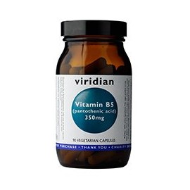Viridian - Vitamin B5 (Pantothenic Acid) 350mg - 90 Vegetarian Capsules by Viridian