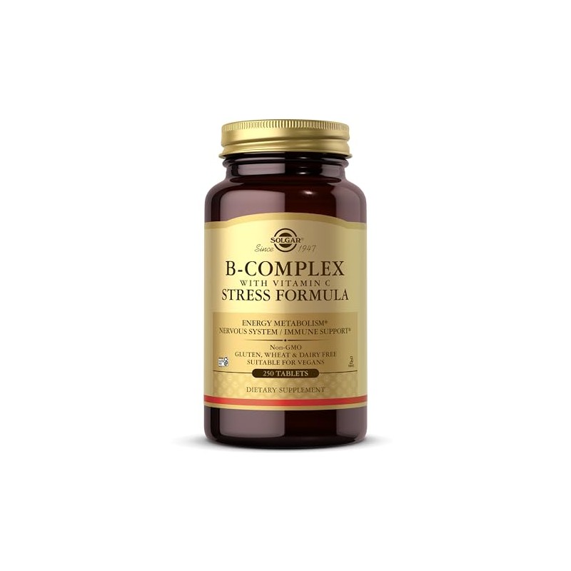 Solgar Vitamin B-Complex + C - 250 Tablets