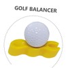 BESPORTBLE 3pcs Portable Golf Putting Trainer Reusable Putter for Accurate