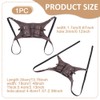 NBEADS Sword Back Holder, Adjustable Sword Shoulder Back Sheath Holder